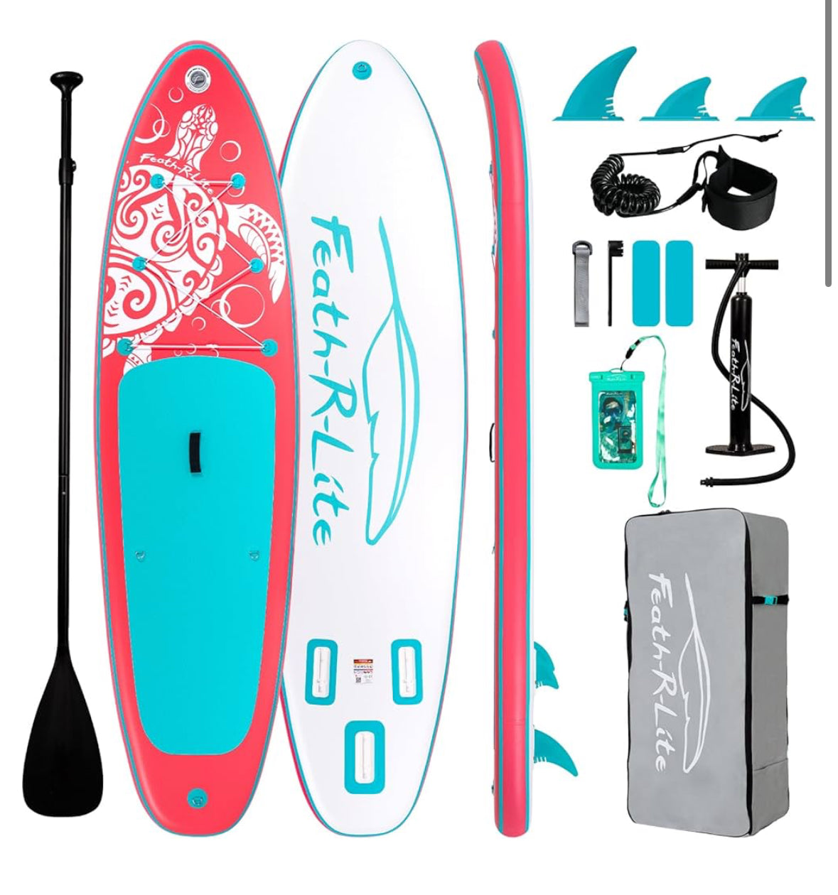 Feath-R-Lite-10’6” Pink Turtle