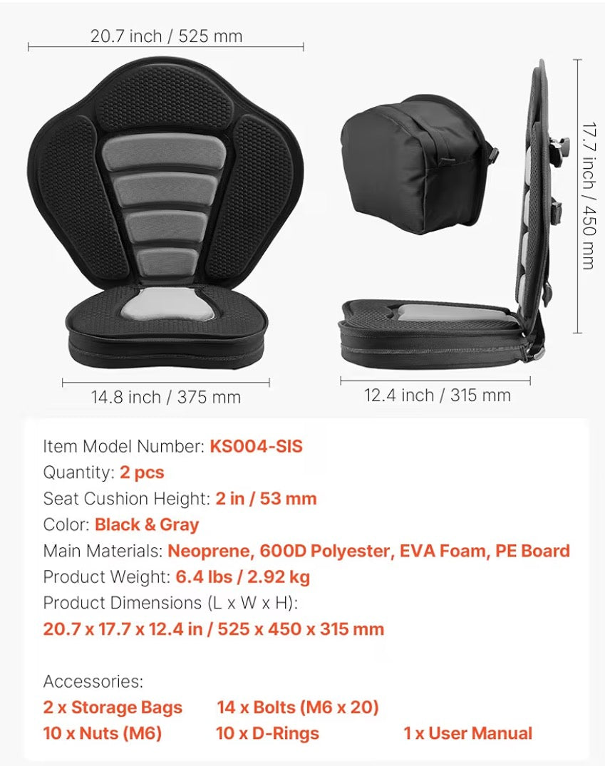 Extra thick padded seat