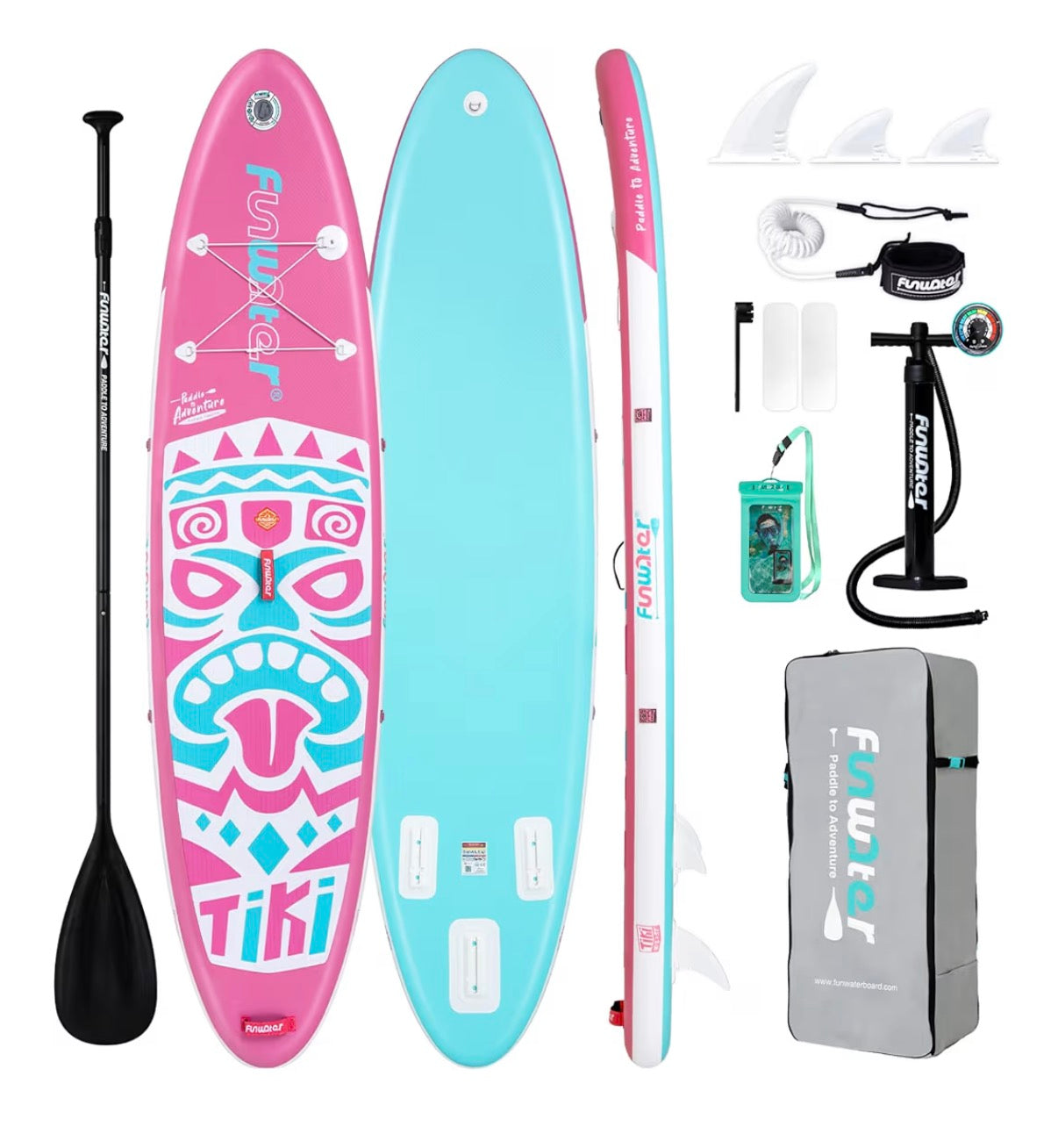 FunWater 10’6” New Pink Tiki