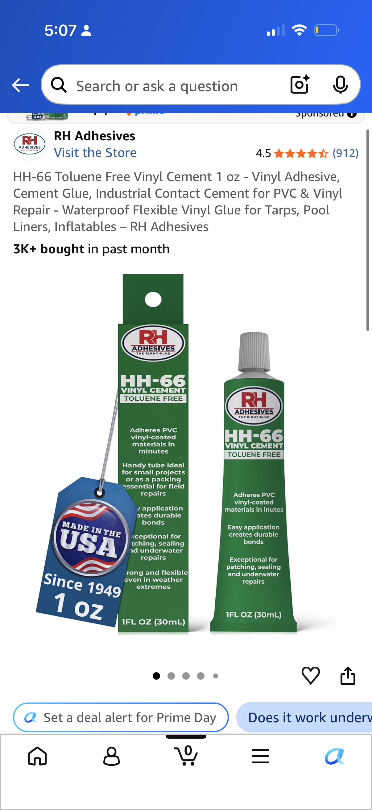 HH-66 vinyl cement glue
