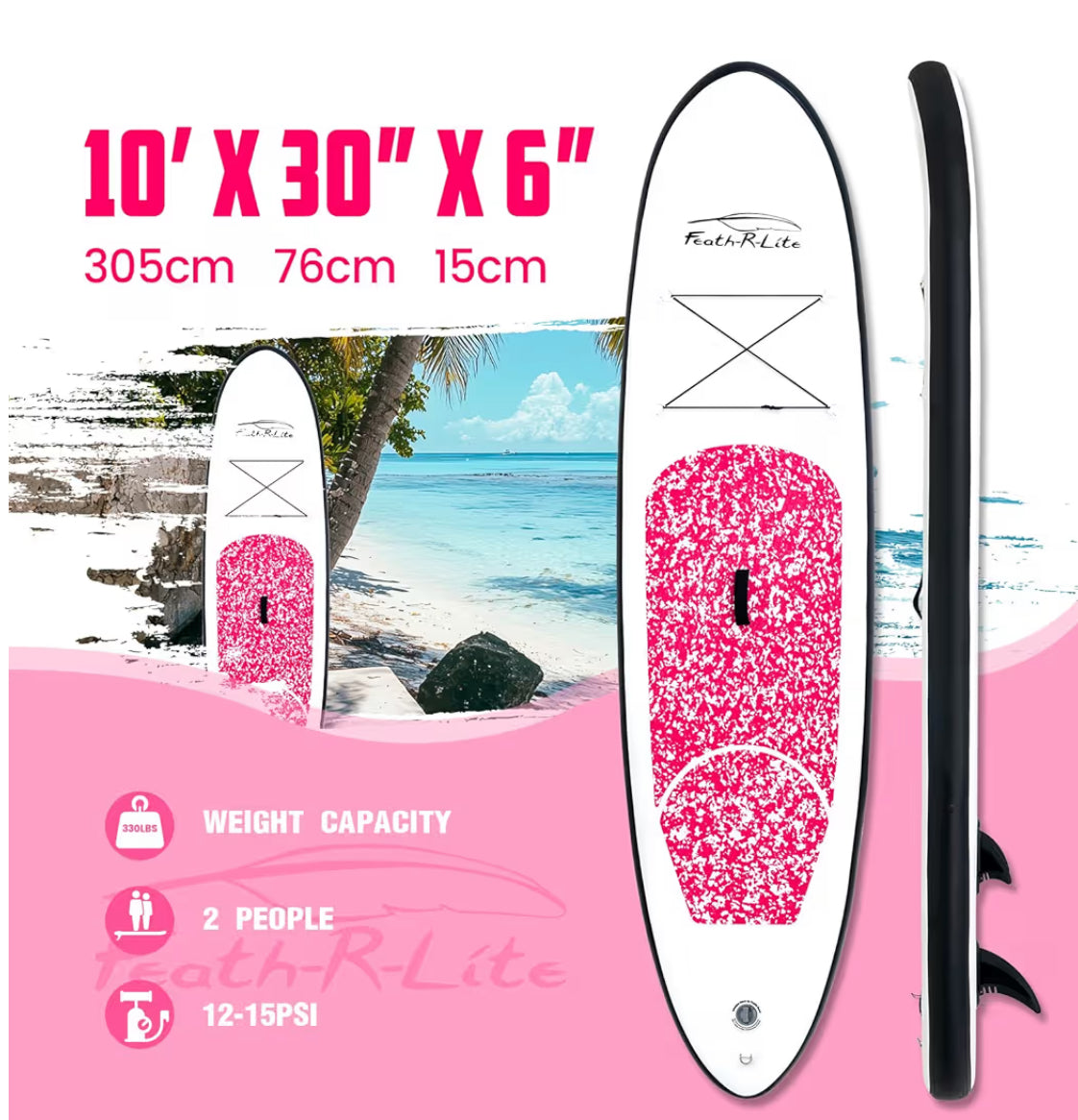Feath-R-Lite 10’ Red Ocean