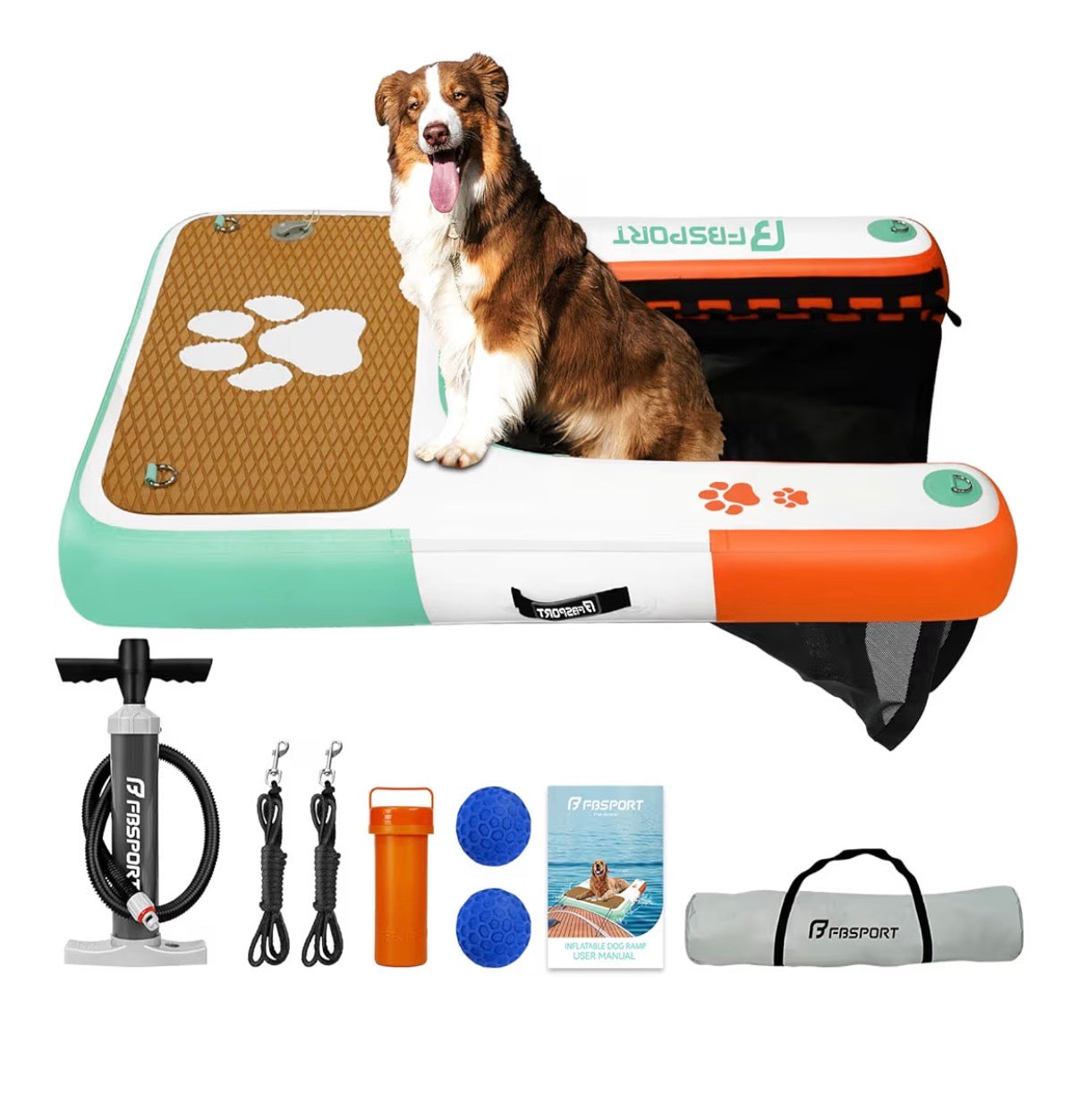 Inflatable Dog Ramp (Colors Vary)