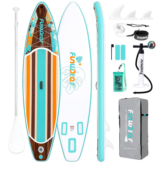 FunWater 10’6” Blue Orange Woodgrain