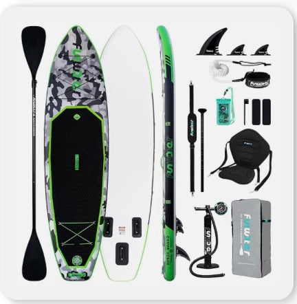 11ft Funwater Green Camo with seat