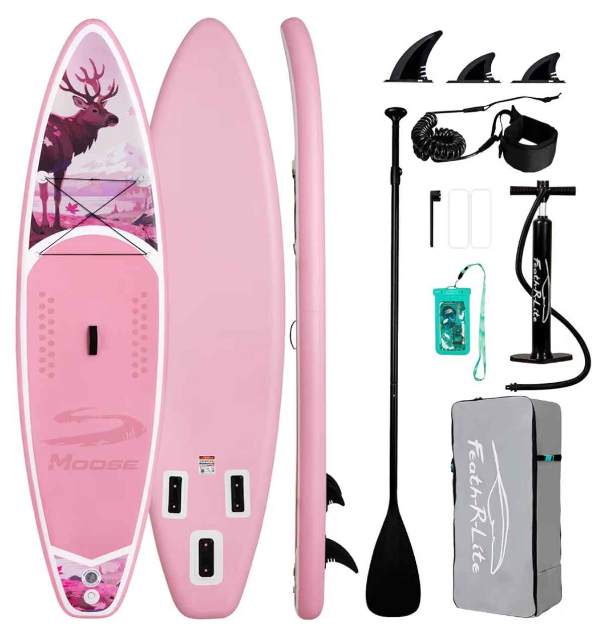 Funwater 11’x33” Pink Moose