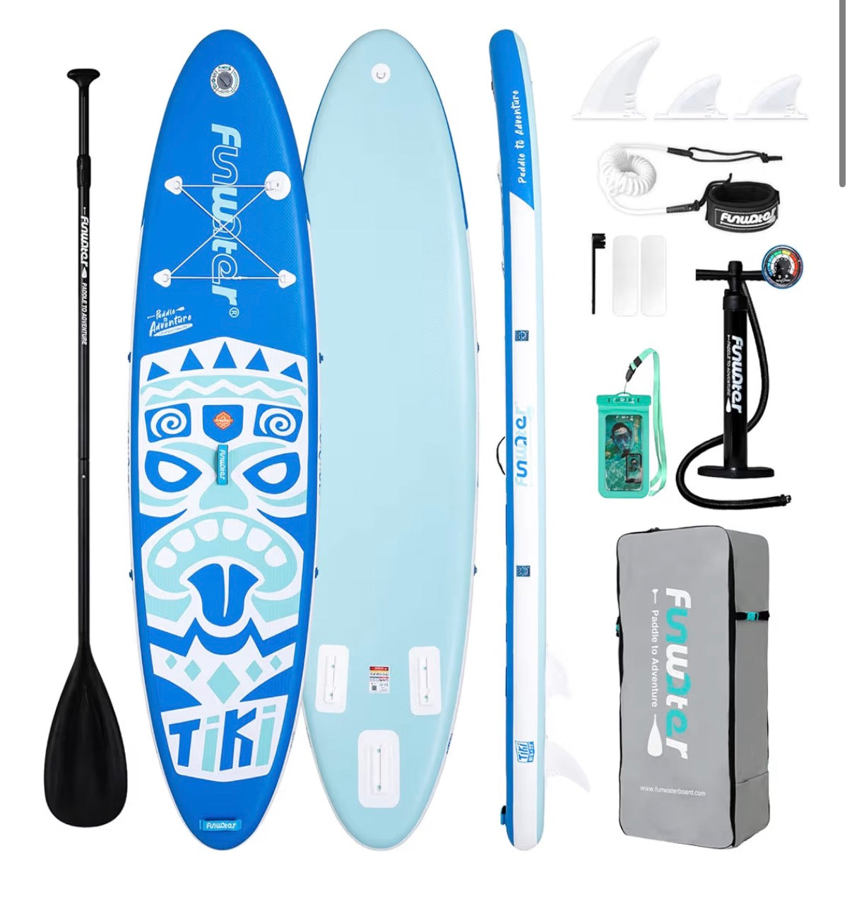 FunWater 10’6” New Blue Tiki