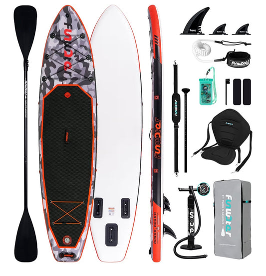 11’ Funwater Red Camo with Seat