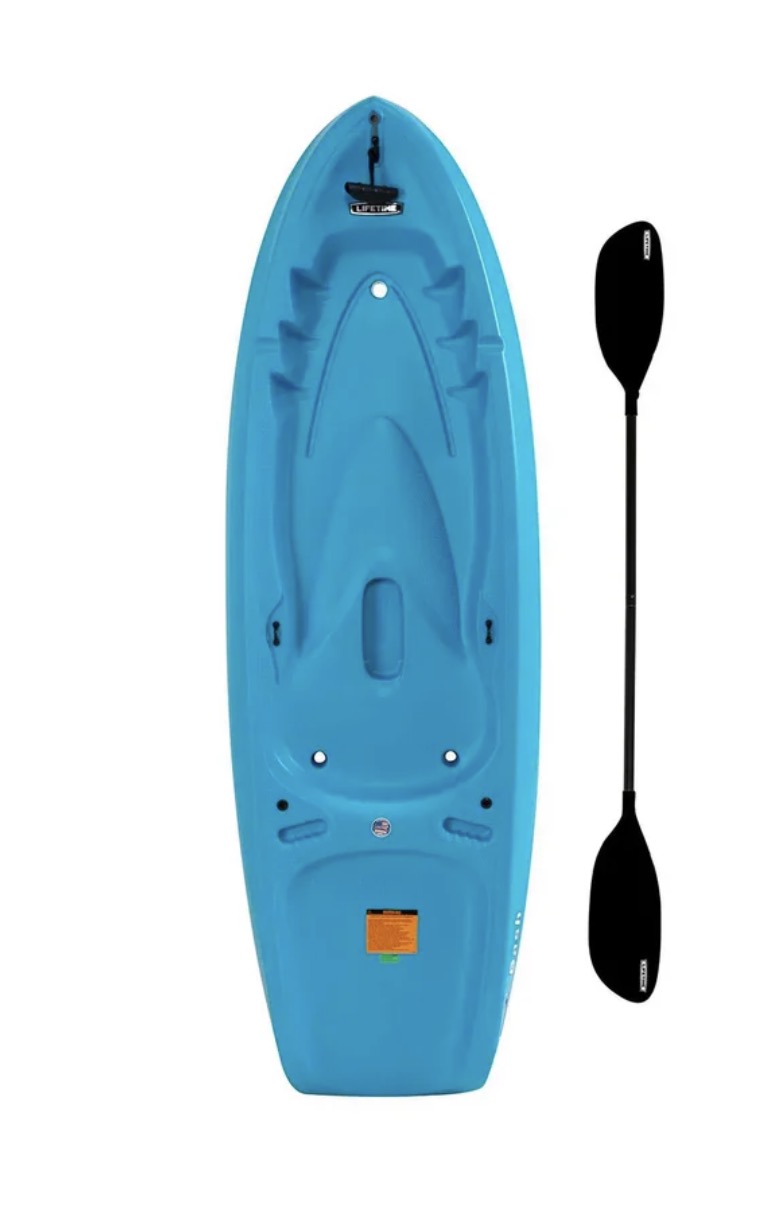 LIFETIME Dash 6’6” Kayak and paddle