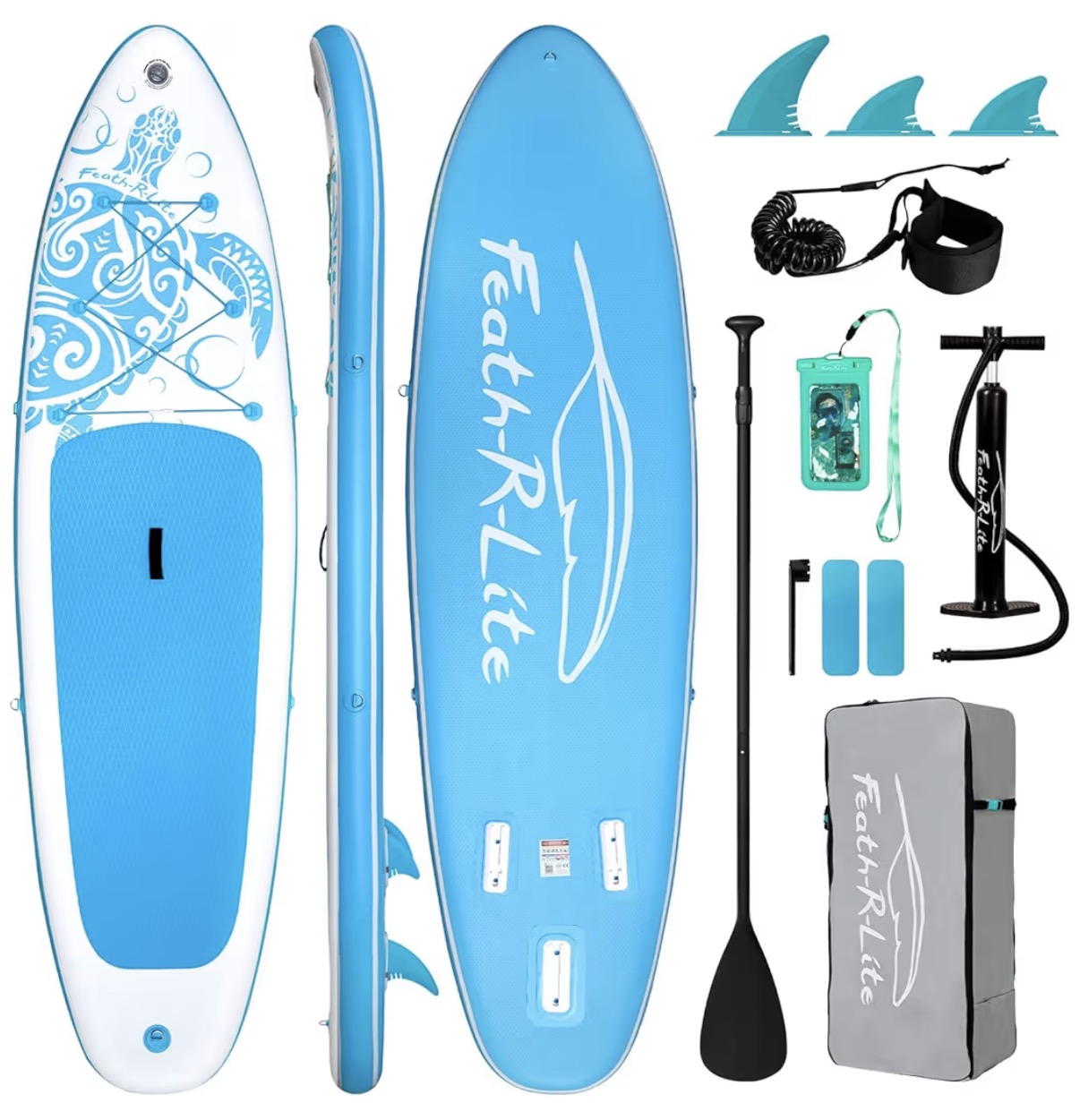 Feather Lite 10’6” light blue turtle