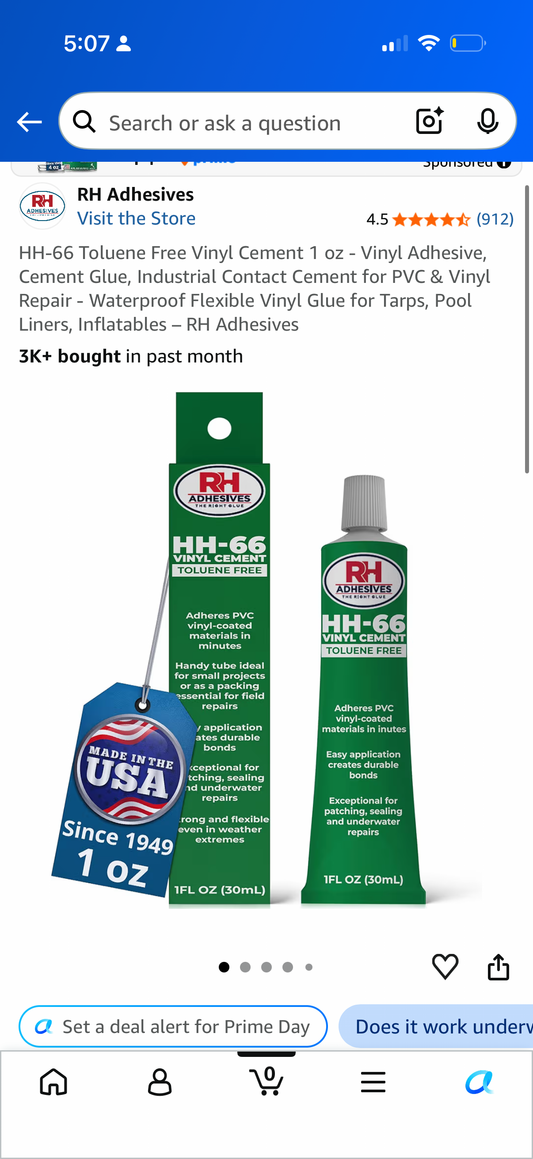 HH-66 vinyl cement glue